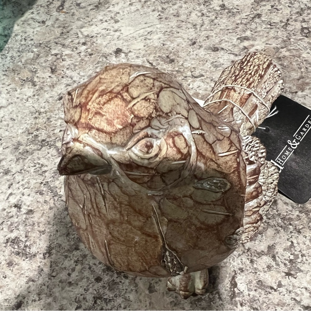 Wood carved bird